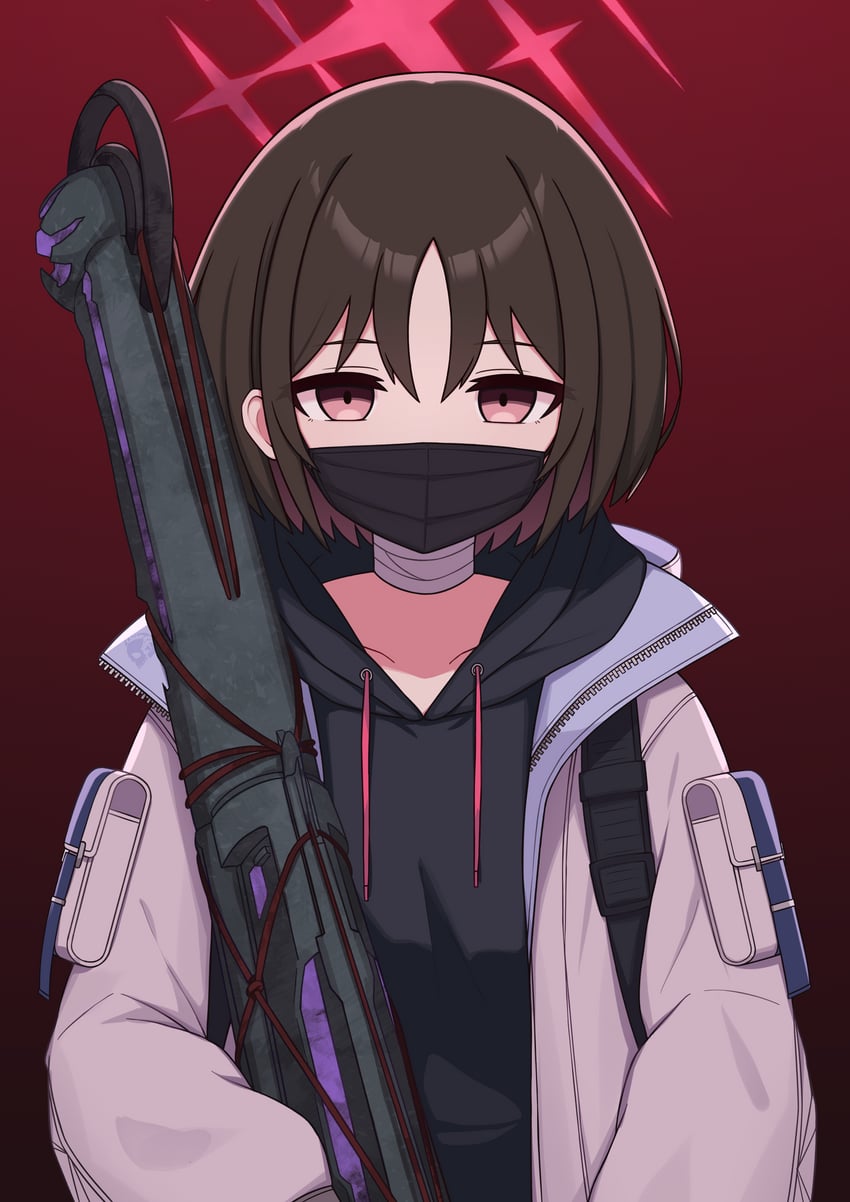 misaki (blue archive and 1 more) drawn by zddma20