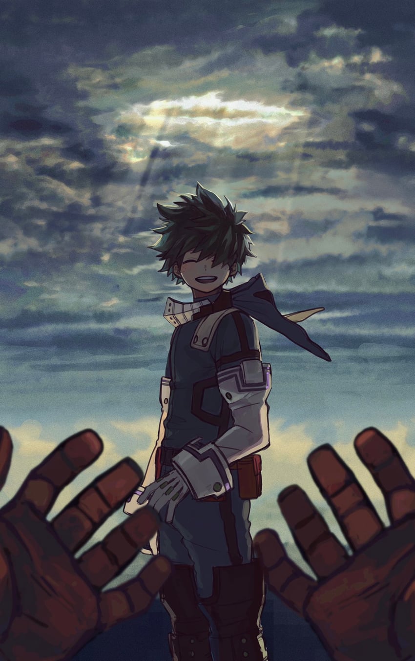 midoriya izuku and bakugou katsuki (boku no hero academia) drawn by freestyle18