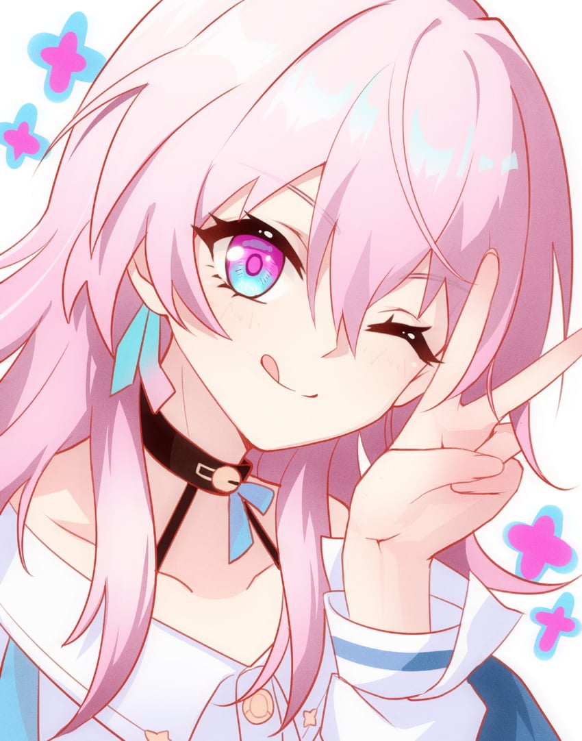 march 7th (honkai and 1 more) drawn by ye_miao_7ka