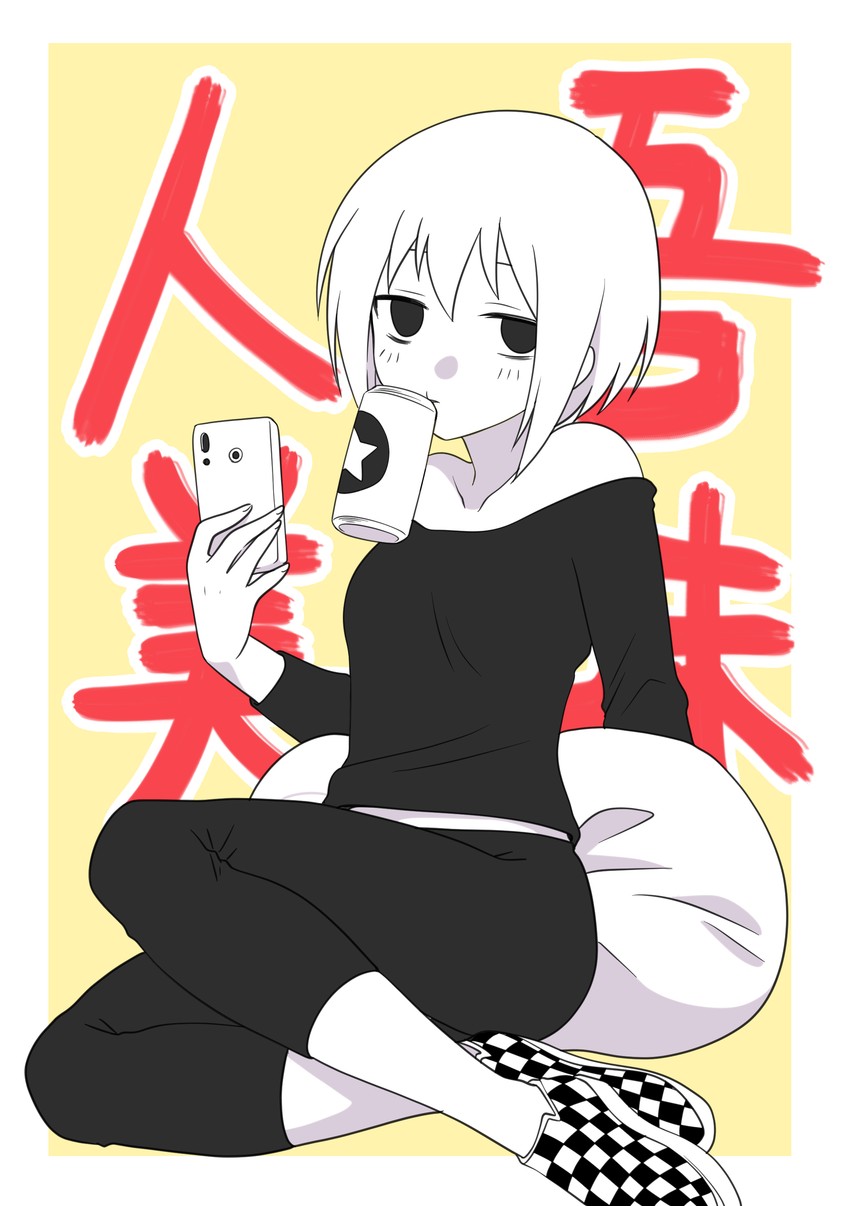 gomi hitomi (indie virtual youtuber) drawn by hikaru_(ofuton_at5)