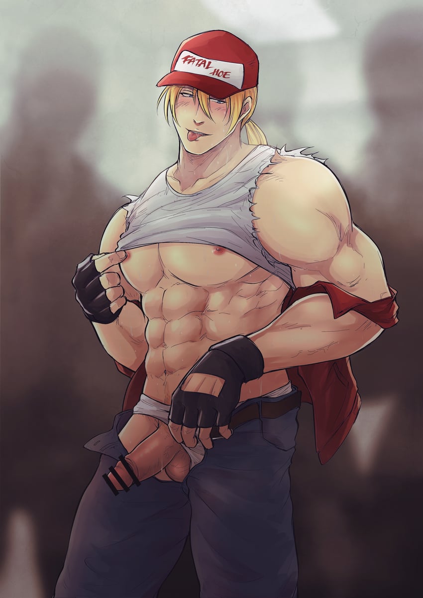 terry bogard (the king of fighters and 1 more) drawn by hal_(harenchiou)