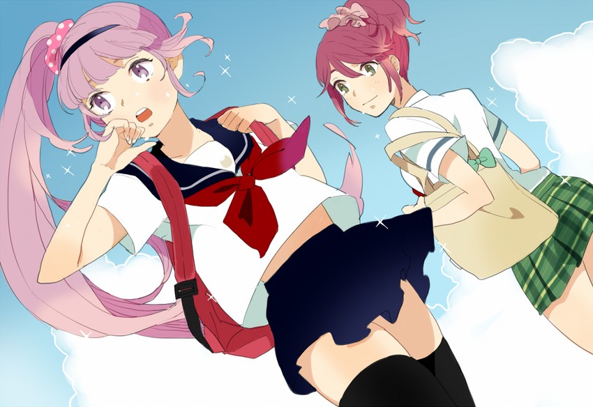 cheria barnes and sophie (tales of and 1 more) drawn by mikkabouzu_(kisarisa)