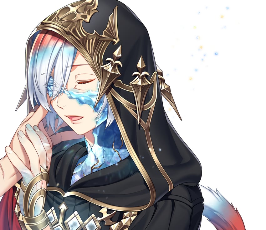 g'raha tia and crystal exarch (final fantasy and 1 more) drawn by anohito_(asn)