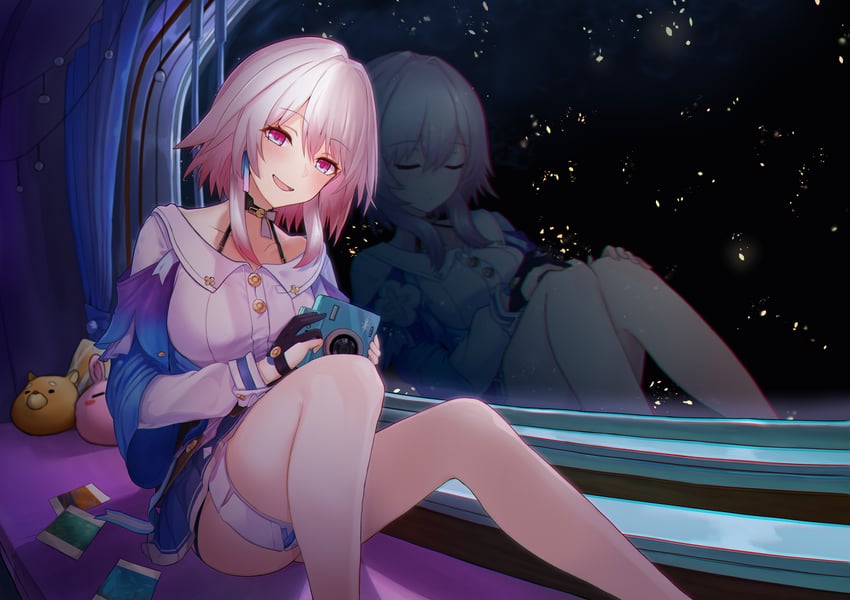 march 7th (honkai and 1 more) drawn by giga_tai