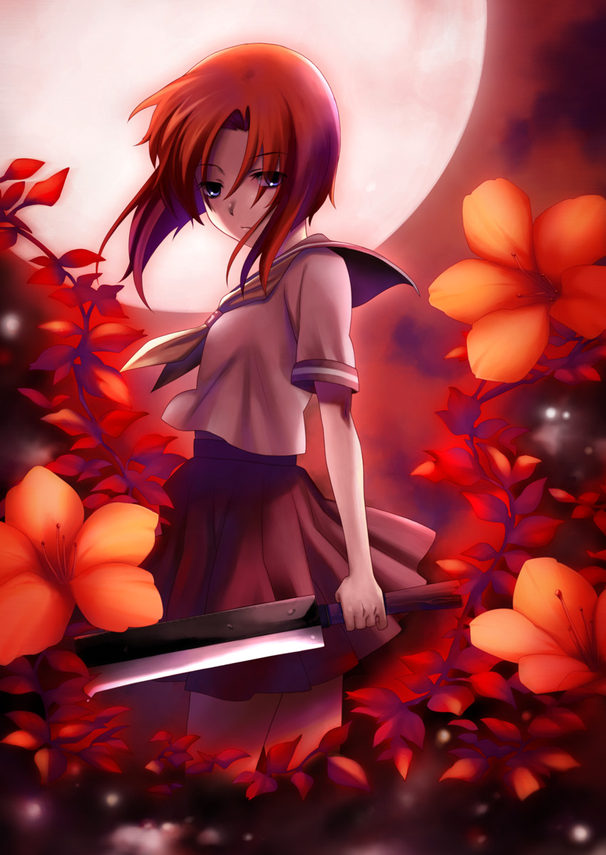 ryuuguu rena (higurashi no naku koro ni) drawn by rato