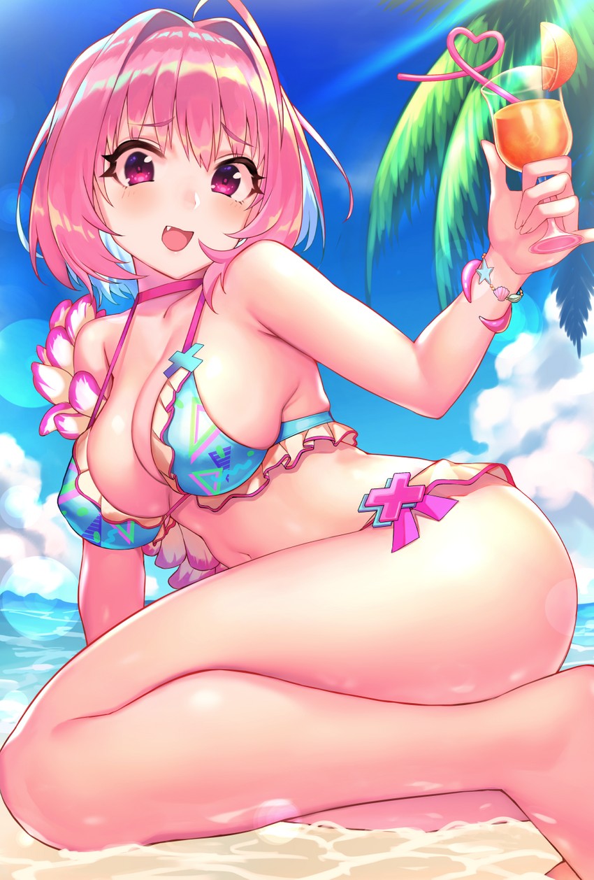 yumemi riamu (idolmaster and 1 more) drawn by hrtyuk