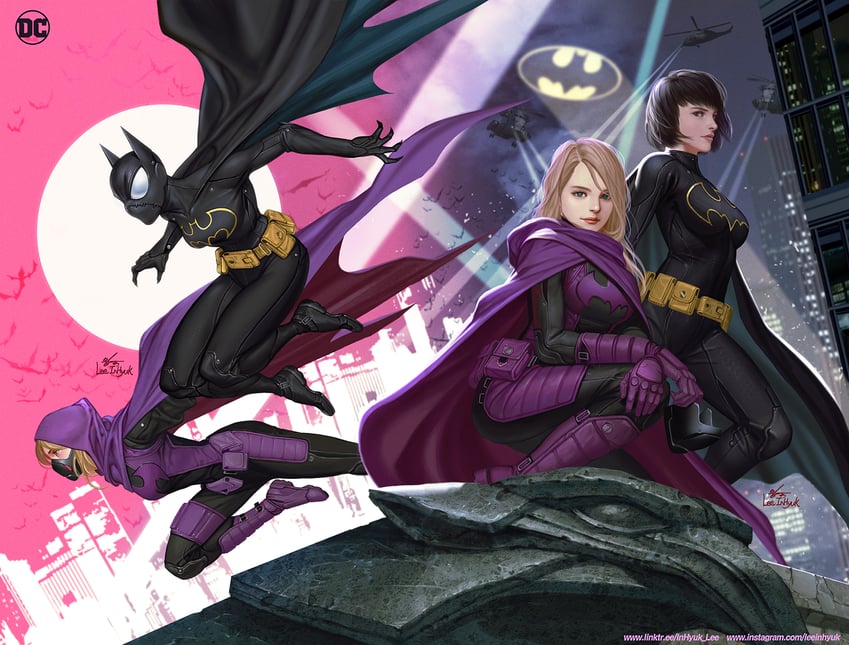 batgirl, cassandra cain, and stephanie brown (dc comics and 1 more) drawn by in-hyuk_lee