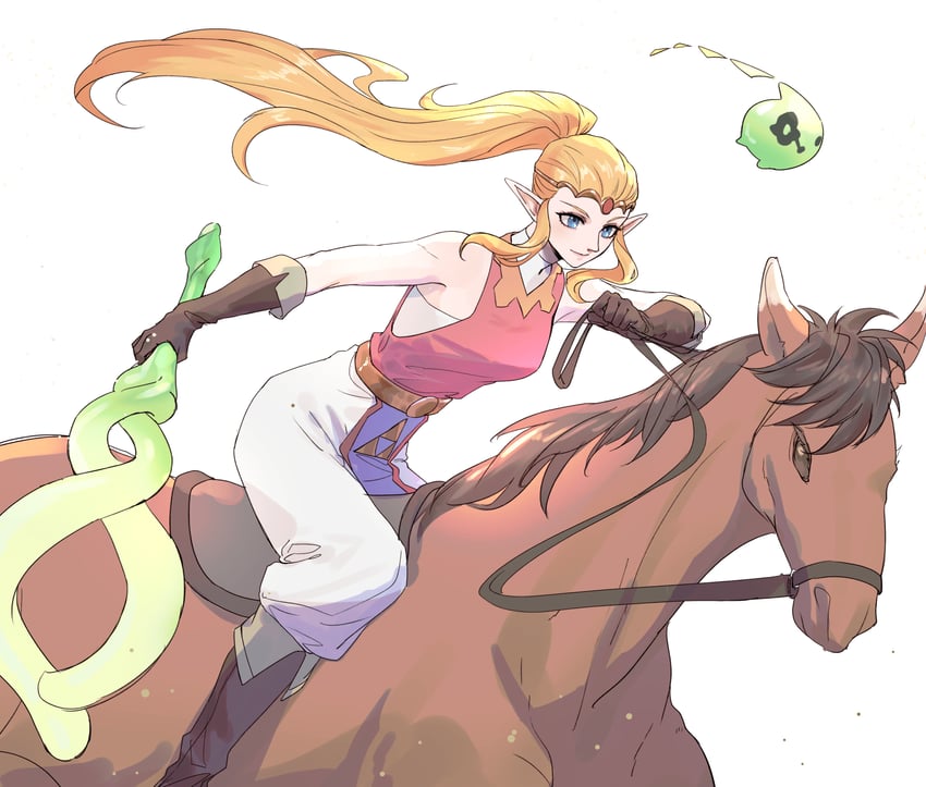 princess zelda and tri (the legend of zelda and 1 more) drawn by kurokawa_karasu