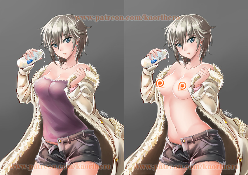 anastasia (idolmaster and 1 more) drawn by kaorihero