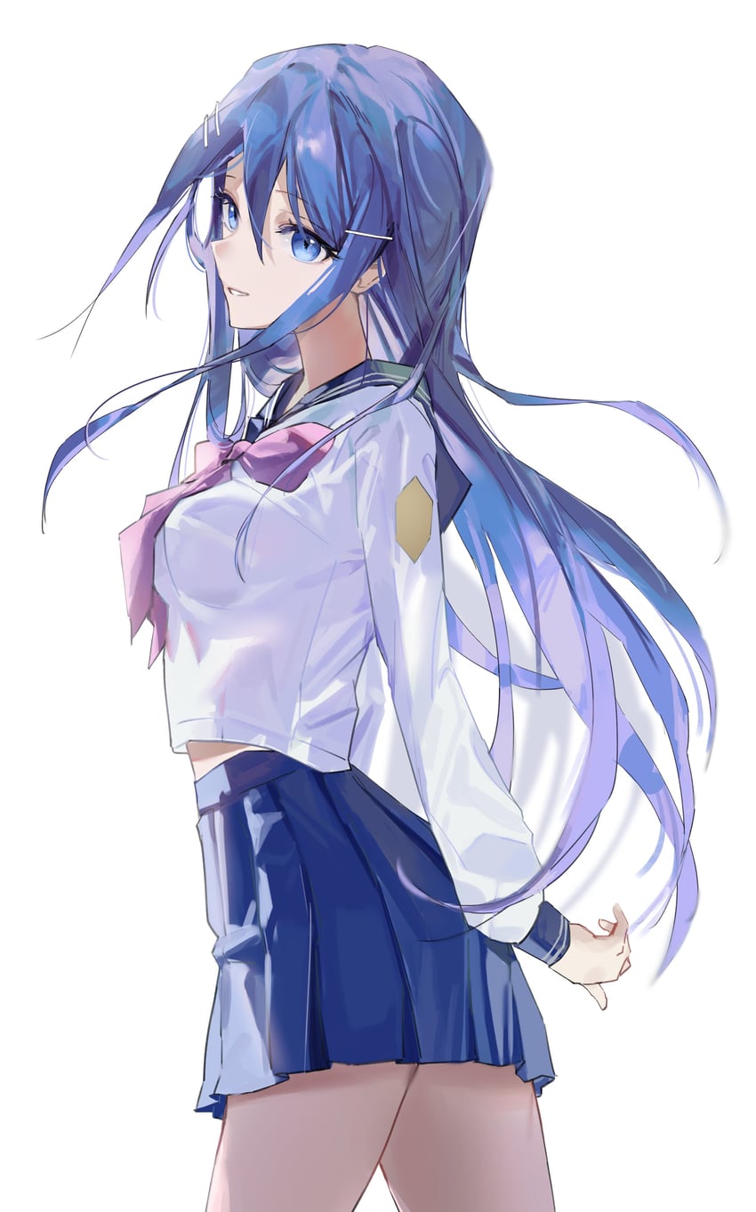 maizono sayaka (danganronpa and 1 more) drawn by r_aeel