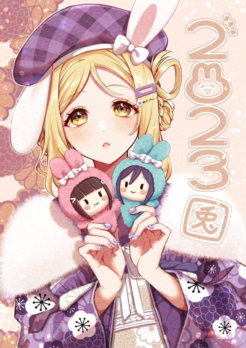 matsuura kanan, kurosawa dia, and ohara mari (love live! and 1 more) drawn by nakaya_rei
