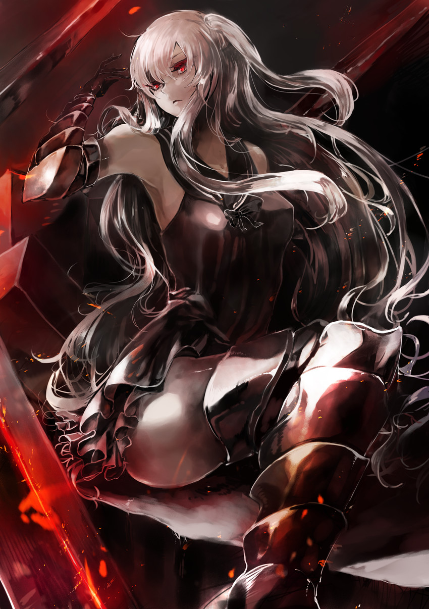 aircraft carrier oni (kantai collection) drawn by hiso_(inoino_4)