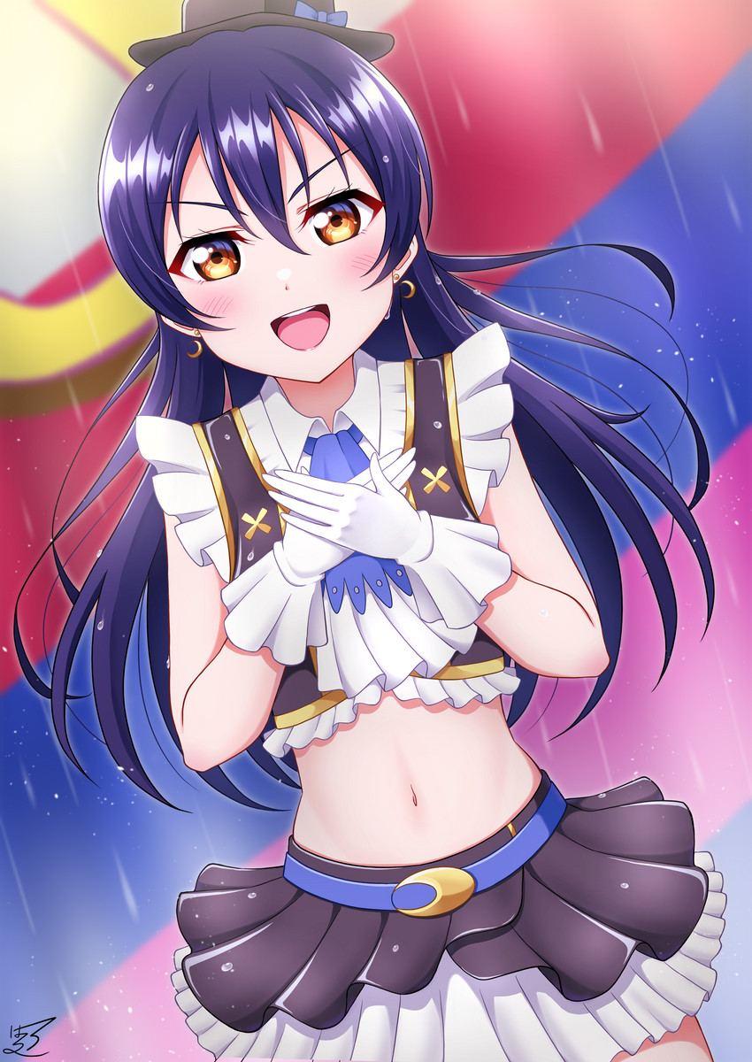 sonoda umi (love live! and 1 more) drawn by haruharo_(haruharo_7315)