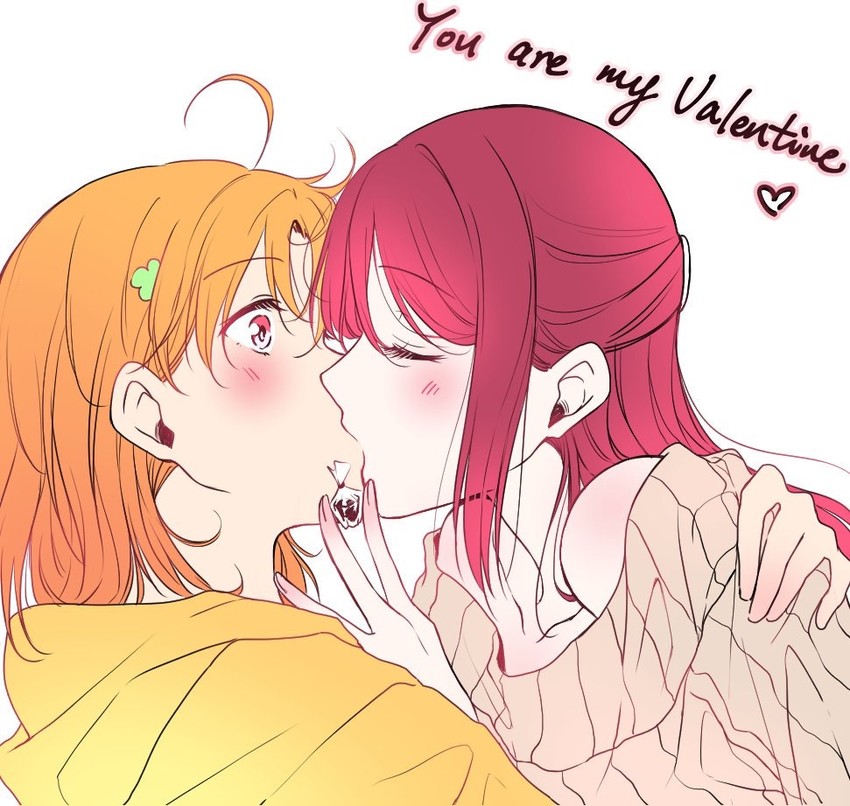sakurauchi riko and takami chika (love live! and 1 more) drawn by kougi_hiroshi