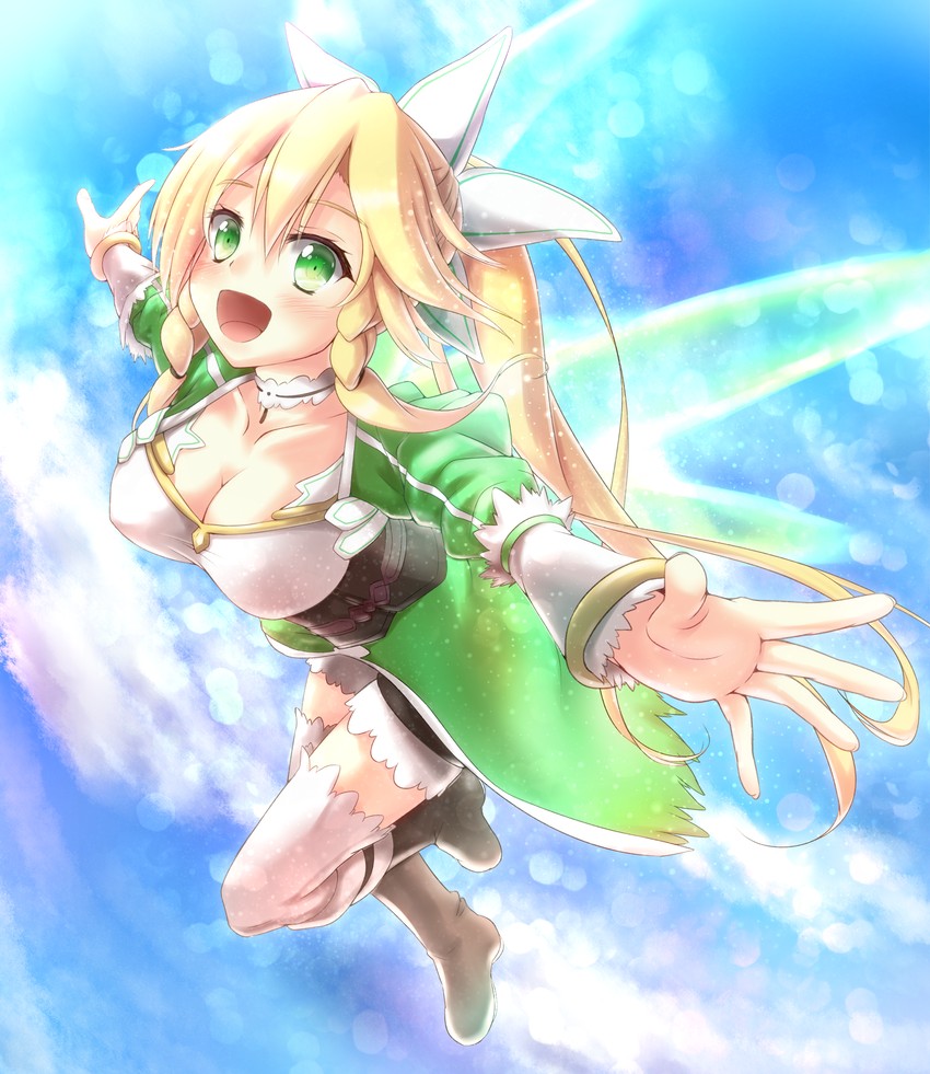 leafa (sword art online) drawn by asahi_(ge_nyu)