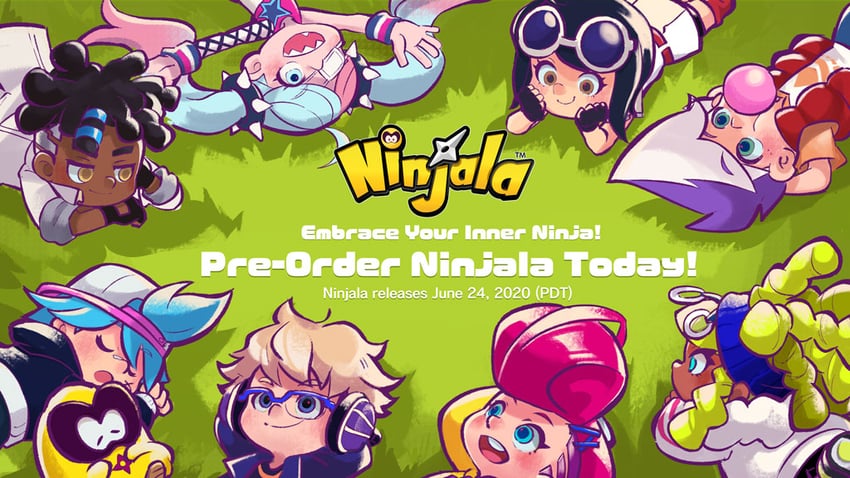 gumchi, kappei, van, berecca, lucy, and 4 more (ninjala and 1 more) drawn by rianti-wong