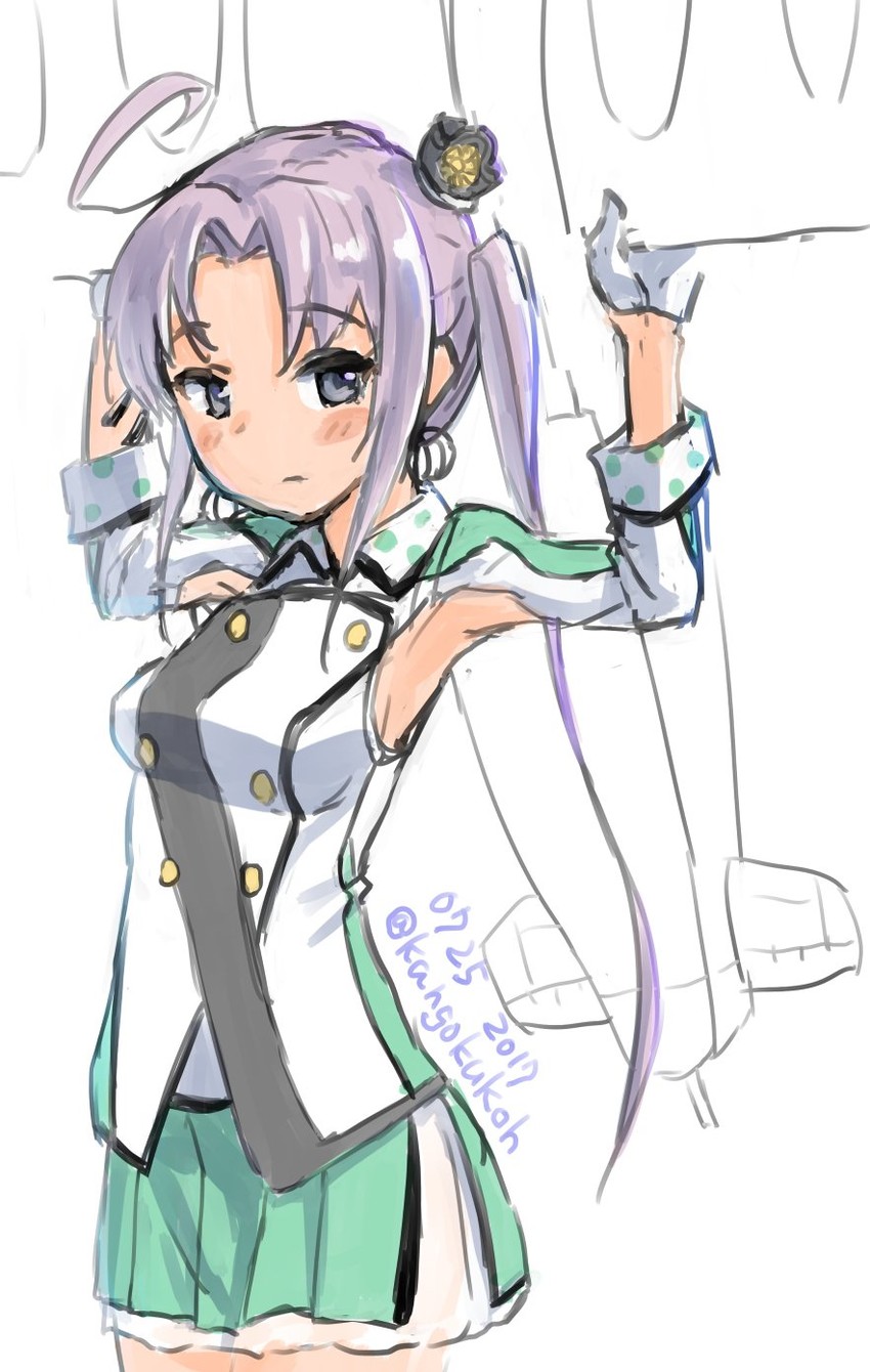 akitsushima and nishikitaitei-chan (kantai collection) drawn by kangoku_kou