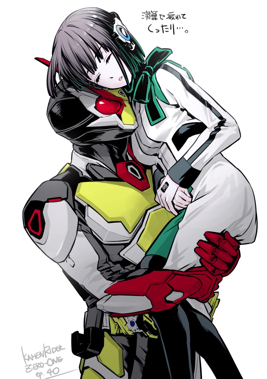 is and kamen rider zero-two (kamen rider and 1 more) drawn by parashima_tenko