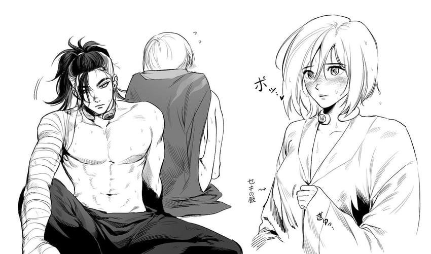 irida and adaman (pokemon and 1 more) drawn by jyu_(jiuu10ten)