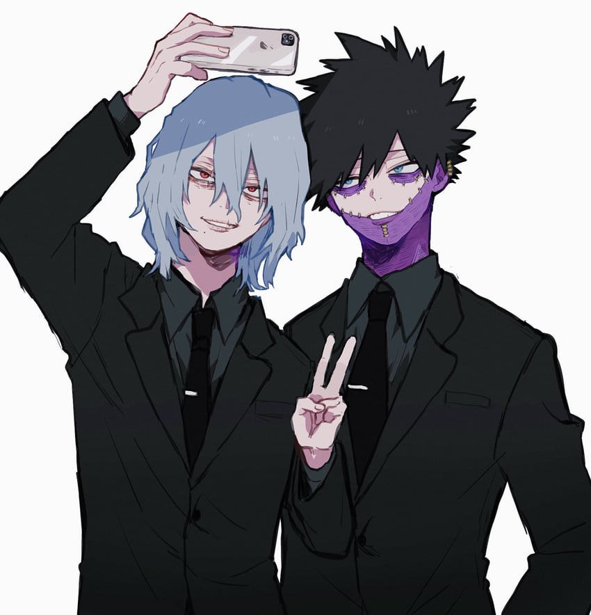 dabi and shigaraki tomura (boku no hero academia) drawn by ametaro_(ixxxzu)