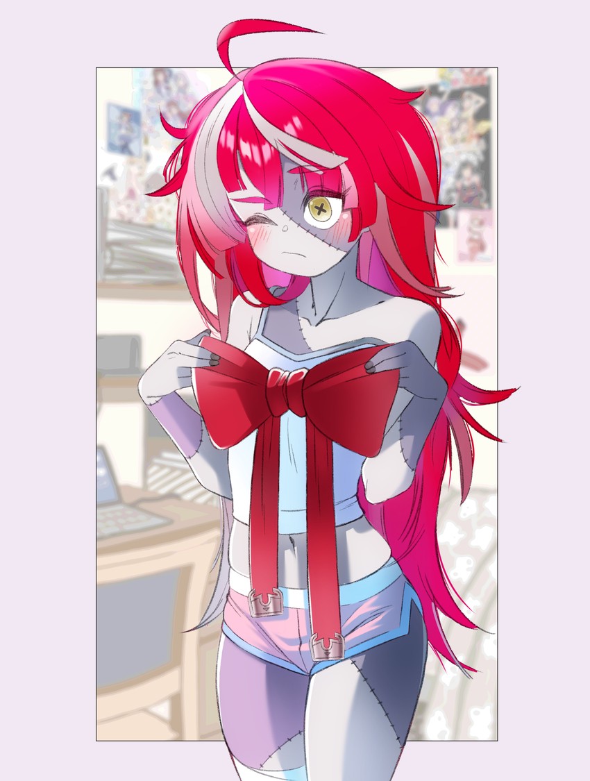 kureiji ollie (hololive and 1 more) drawn by ernestitor