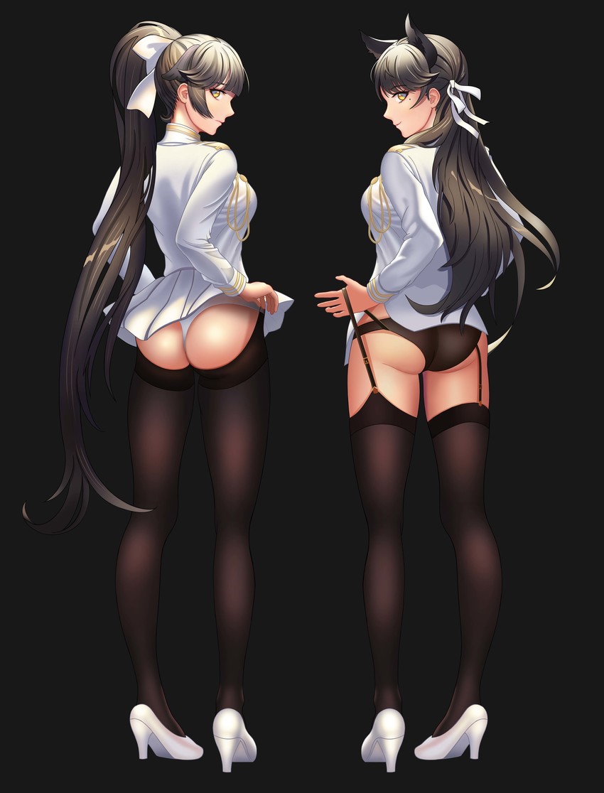 atago and takao (azur lane) drawn by zhao_shixuan