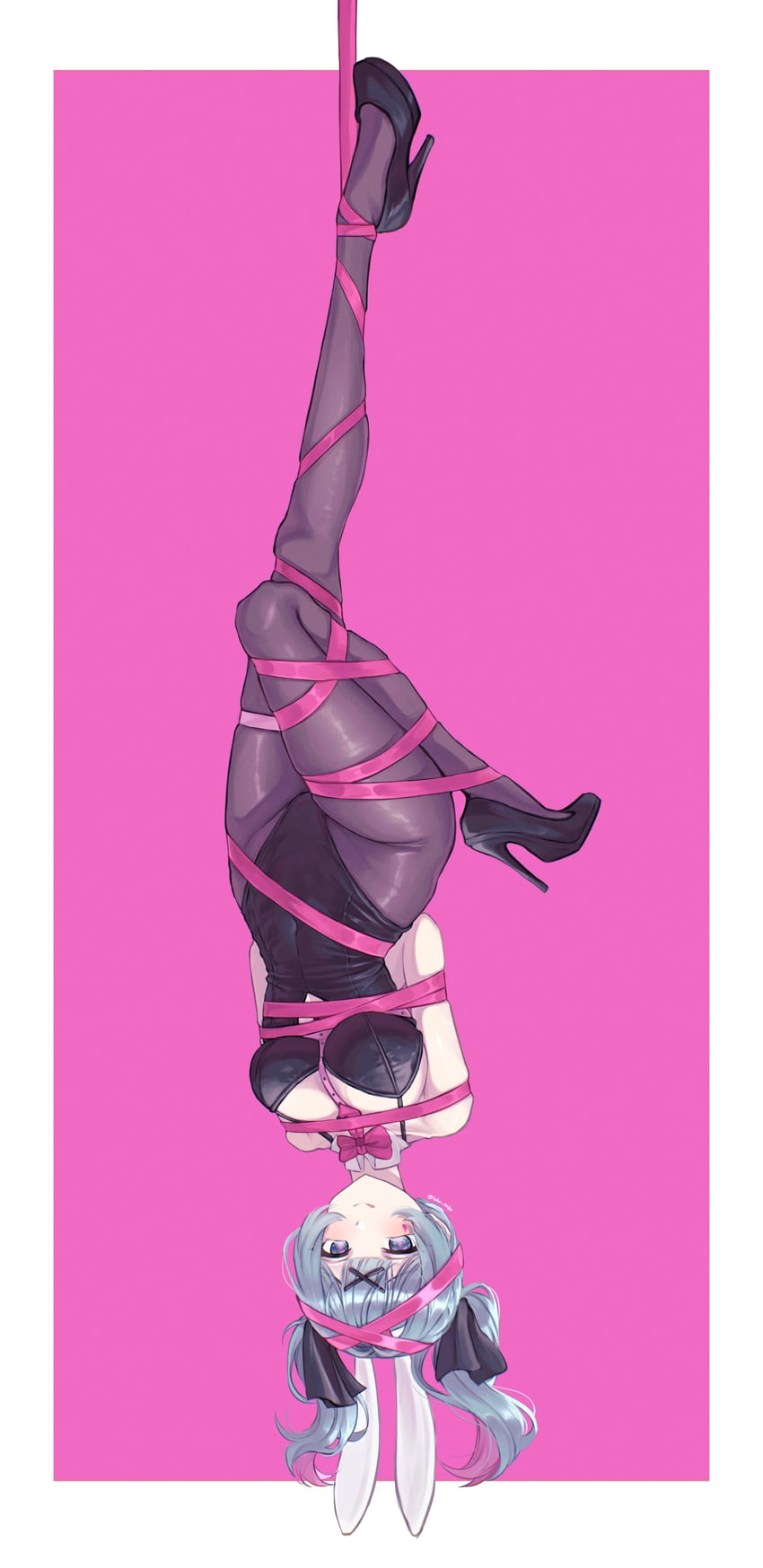 hatsune miku (vocaloid and 1 more) drawn by lala_2080