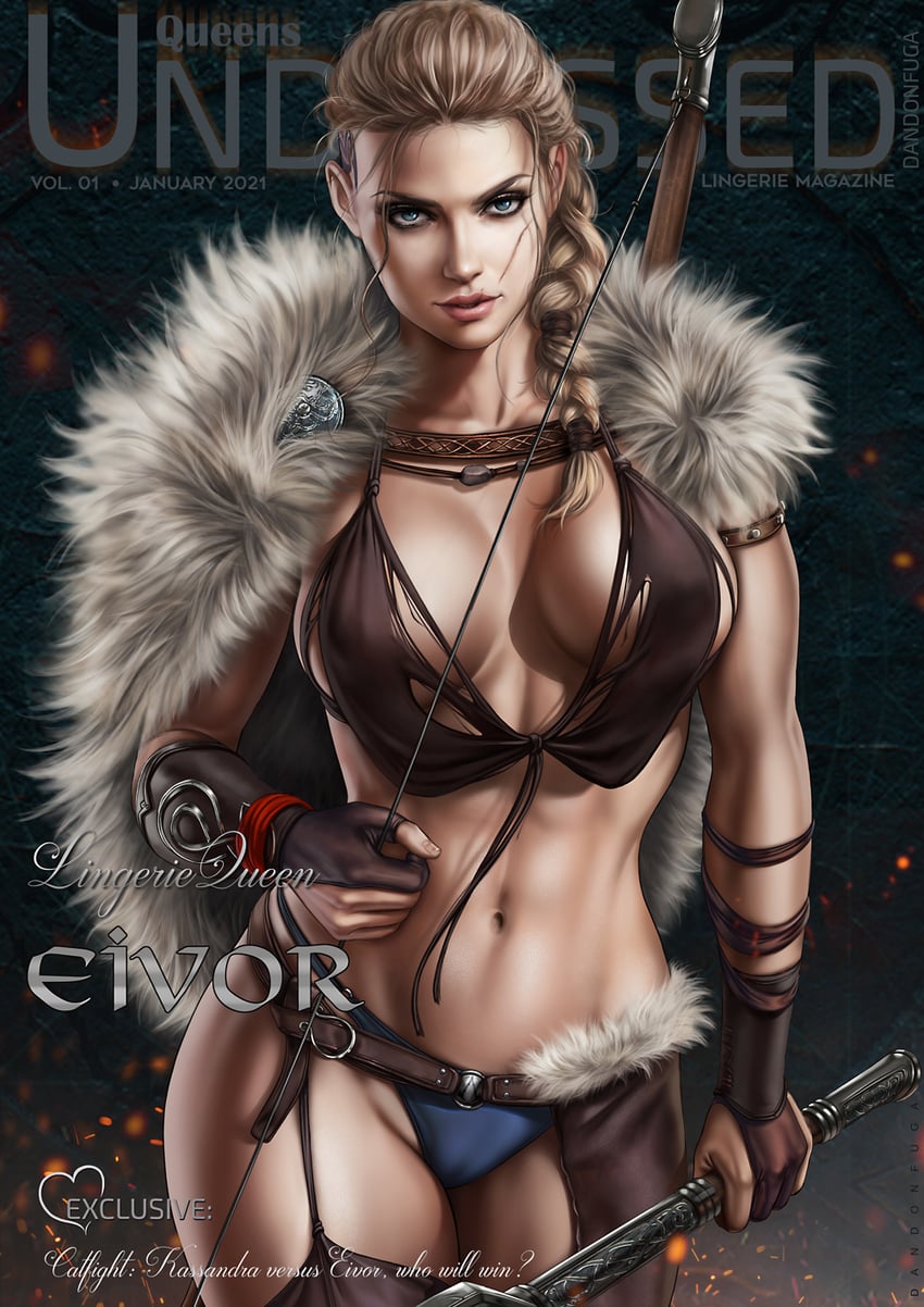 eivor varinsdottir (assassin's creed and 1 more) drawn by dandon_fuga