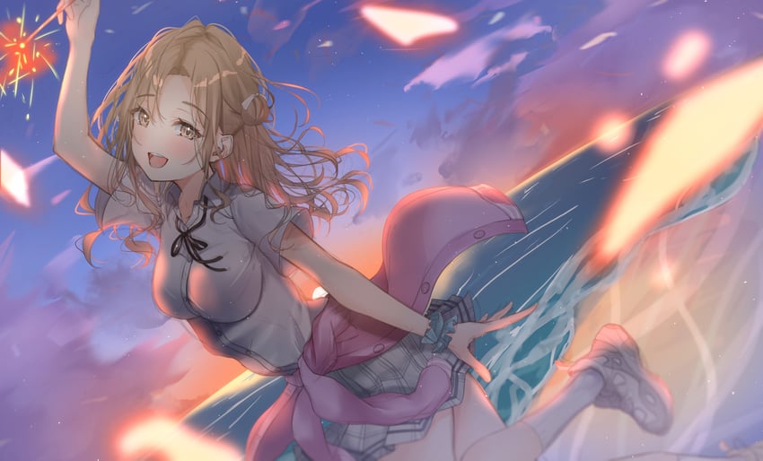 ichikawa hinana (idolmaster and 1 more) drawn by kunimine_yuzuki