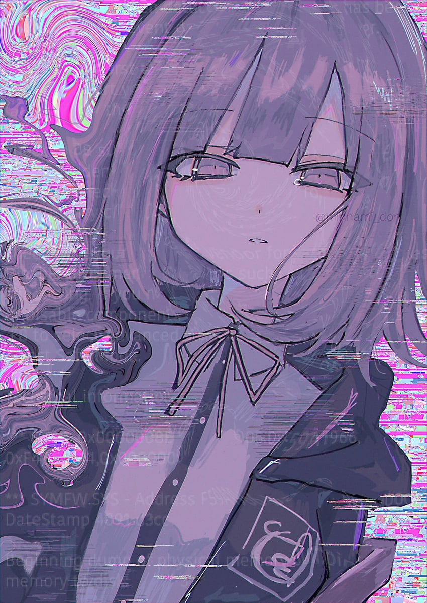nanami chiaki (danganronpa and 1 more) drawn by donburi_(minami_don)