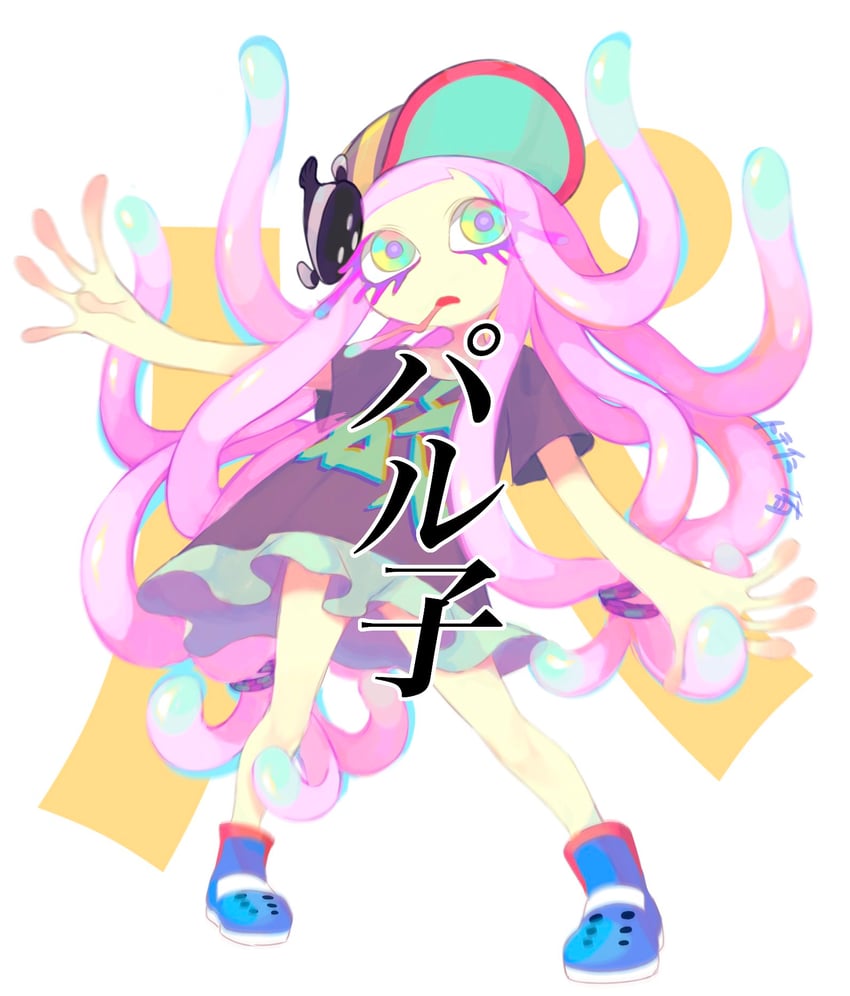 harmony and harmony's clownfish (splatoon and 1 more) drawn by minamidena