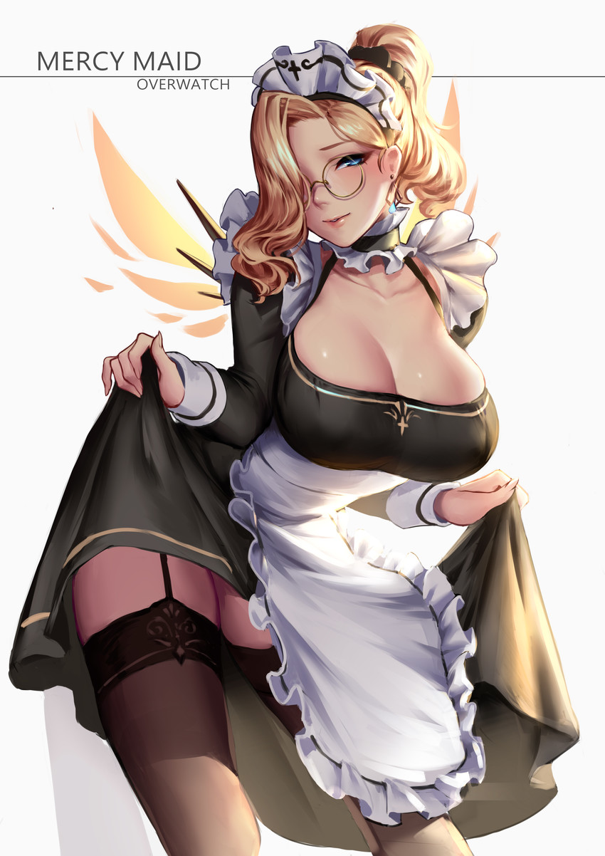 mercy (overwatch and 1 more) drawn by cian_yo