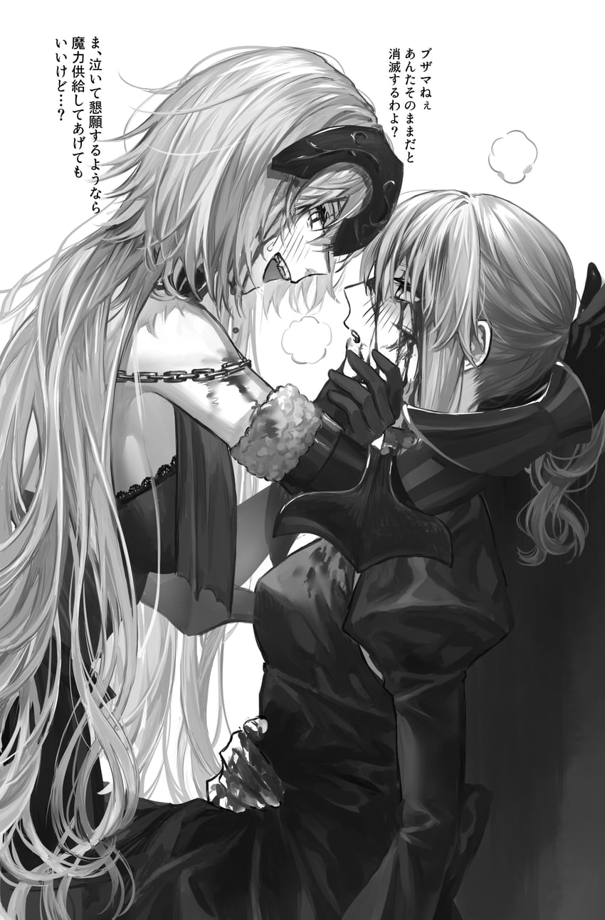 artoria pendragon, saber alter, and jeanne d'arc alter (fate and 1 more) drawn by nipi27