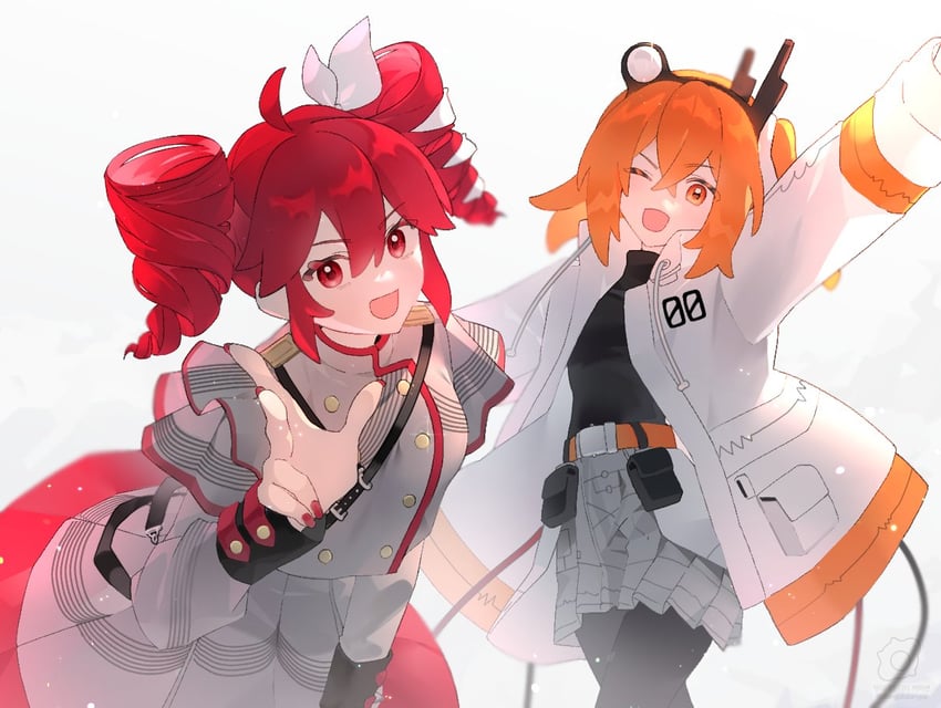kasane teto and adachi rei (utau and 2 more) drawn by dangdidangdi