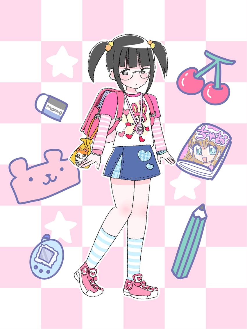 hamtaro and berrie (original and 5 more) drawn by ezaki_bisuko