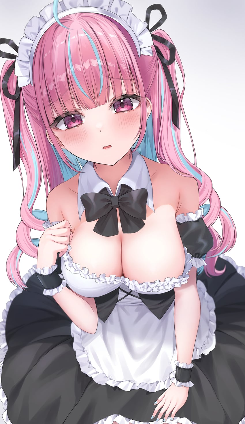 minato aqua (hololive and 1 more) drawn by hazumi071005