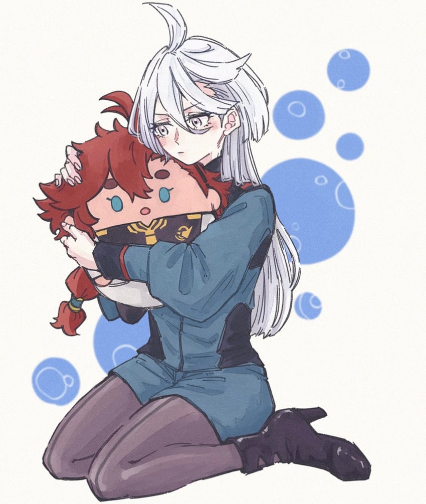 suletta mercury and miorine rembran (gundam and 1 more) drawn by ichi27ichi