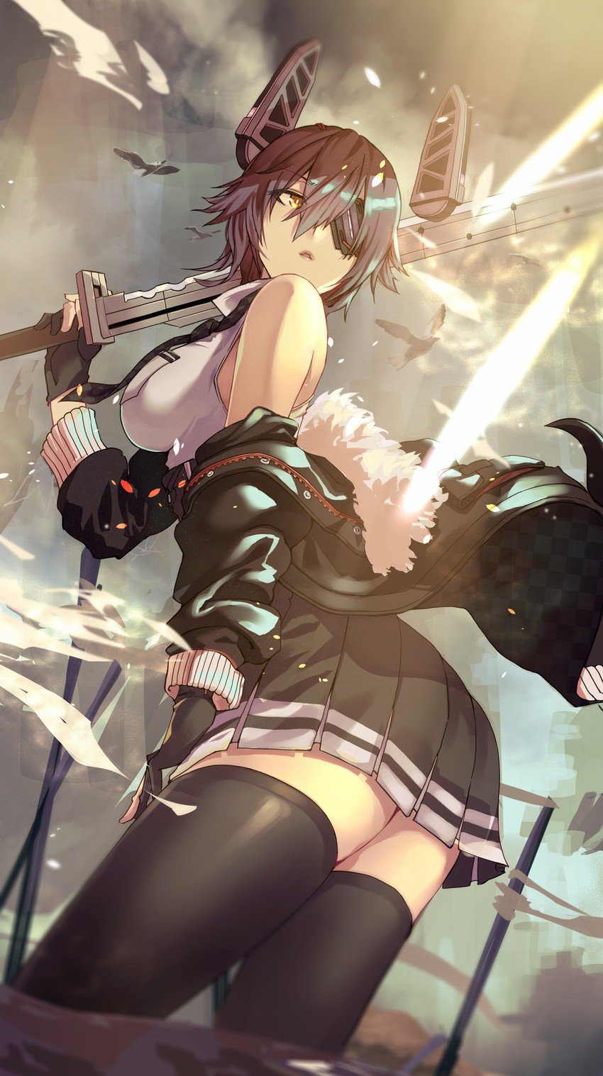 tenryuu and tenryuu kai ni (kantai collection) drawn by fujita_(condor)