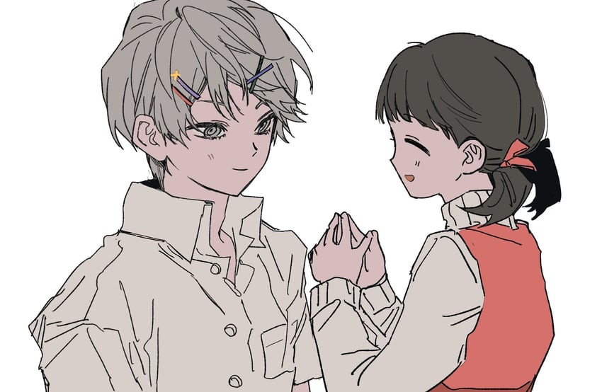 narukami yu and doujima nanako (persona and 1 more) drawn by goguma_wagamja