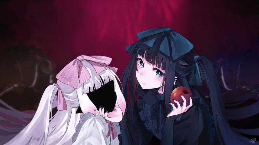 ninomae ina'nis (hololive and 2 more) drawn by lucferz
