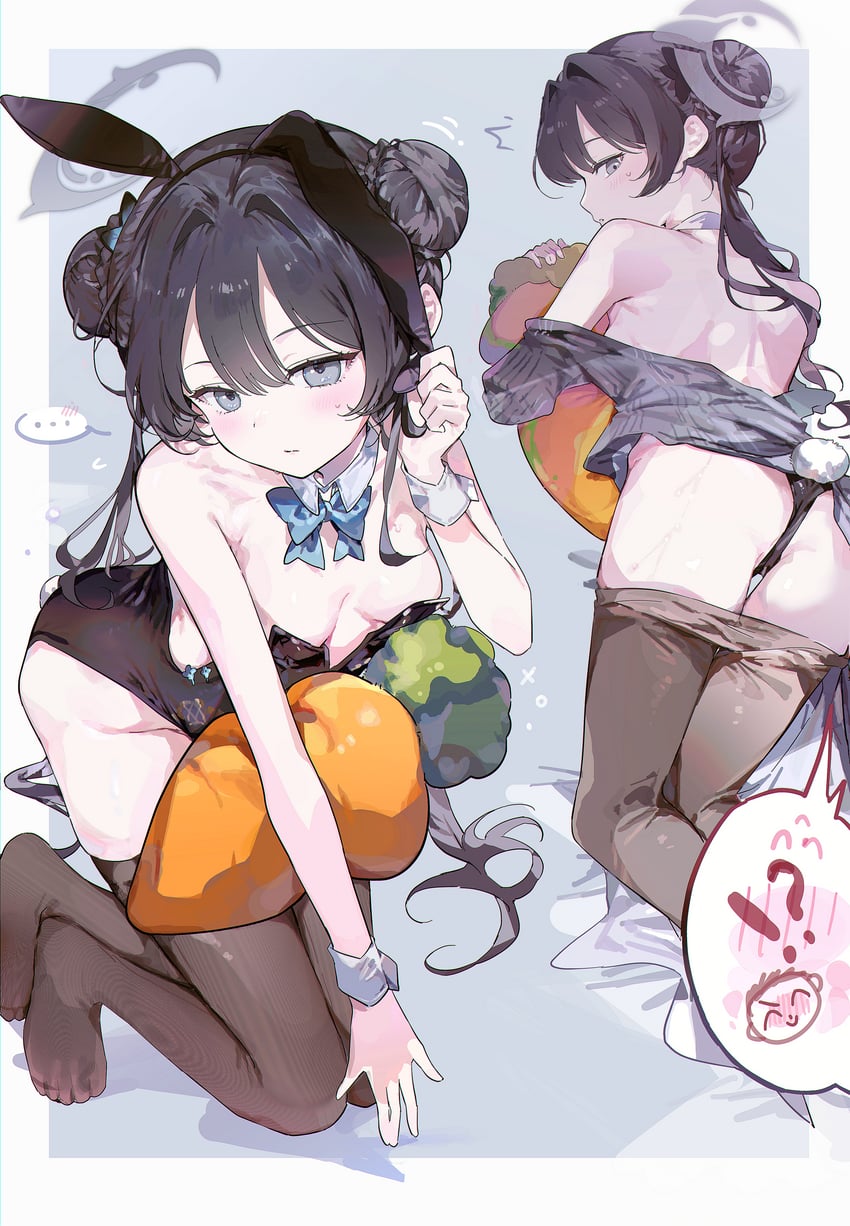 sensei, doodle sensei, and kisaki (blue archive) drawn by 0202ase