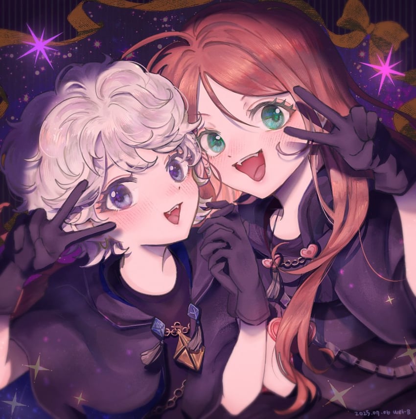 chocolat meilleure and vanilla mieux (sugar sugar rune) drawn by wei_bear