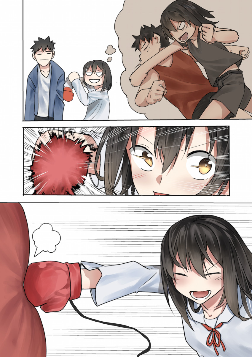 hino matsuri and fujimino daisuke (original and 1 more) drawn by araido_kagiri