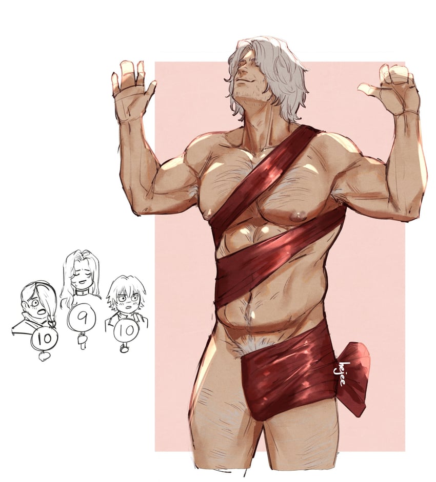 dante, lady, trish, and lucia (devil may cry) drawn by hejee