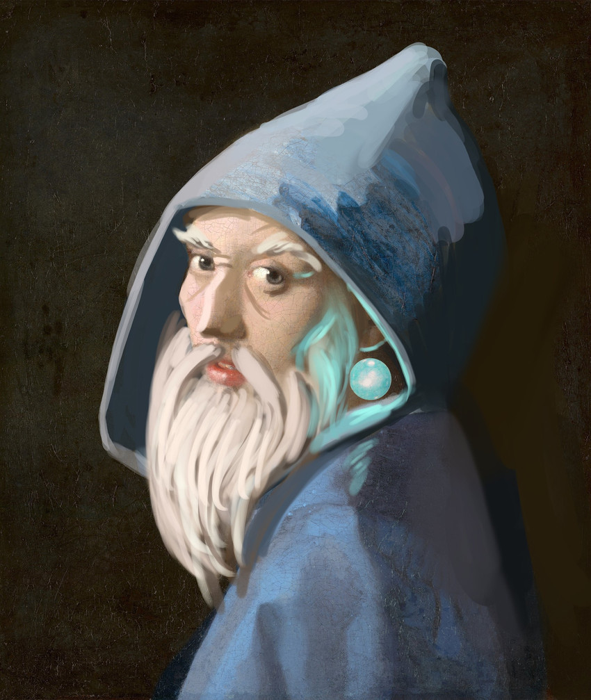 saruman (tolkien's legendarium and 1 more) drawn by xavierck3d