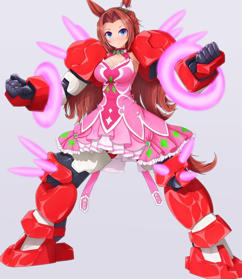 kawakami princess and gundam age-1 titus (umamusume and 2 more) drawn by m172/minatsu