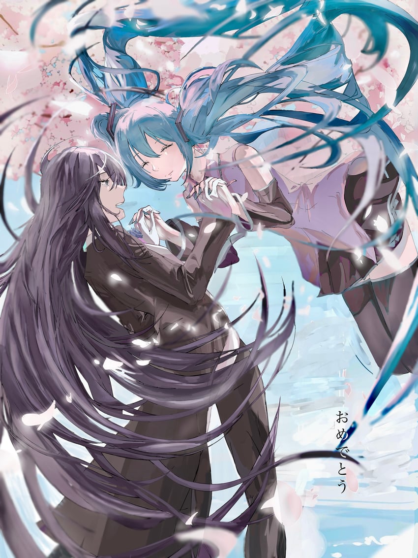 hatsune miku and chando (vocaloid and 1 more) drawn by kahuna90231217