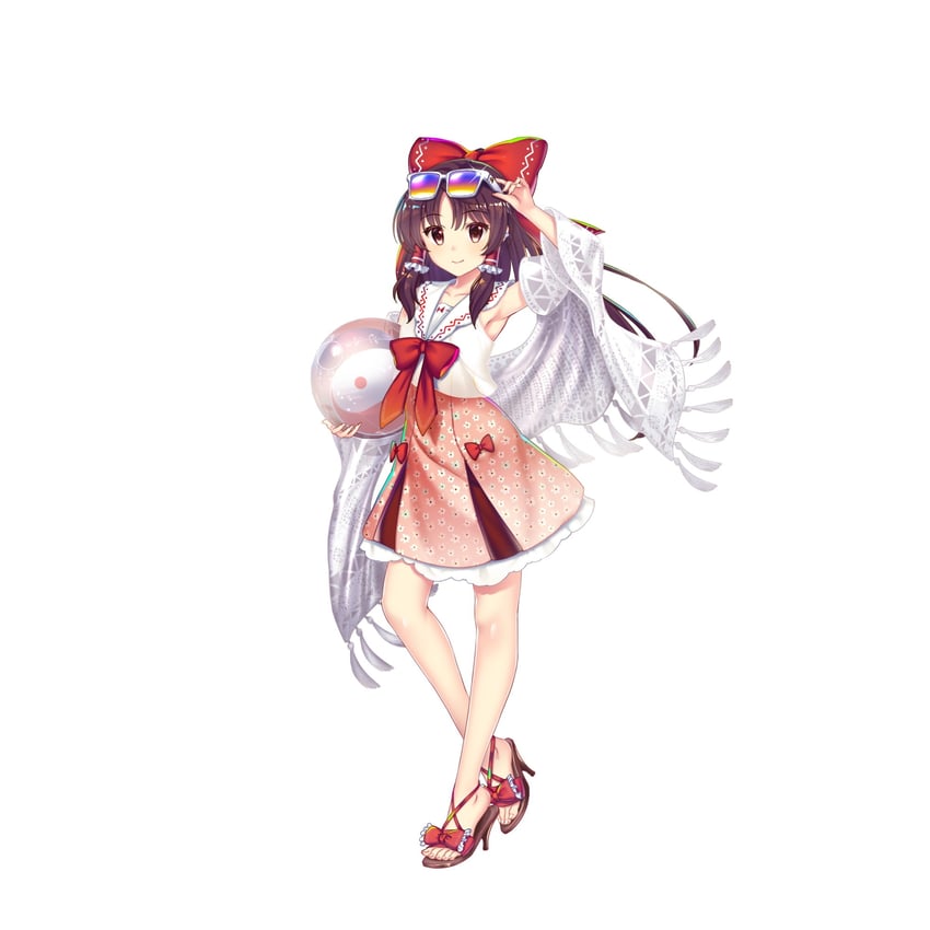 hakurei reimu (touhou and 1 more) drawn by rotte_(1109)