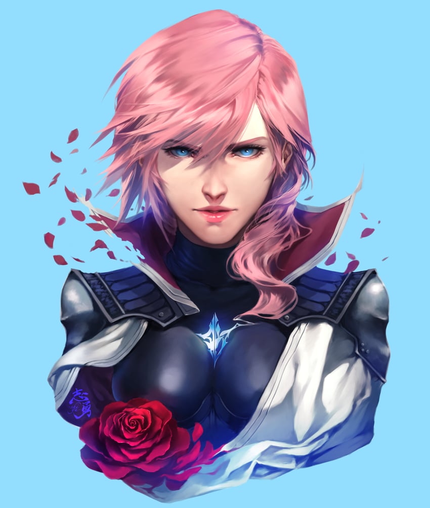 lightning farron (final fantasy and 1 more) drawn by shiyuu_(shiyu)