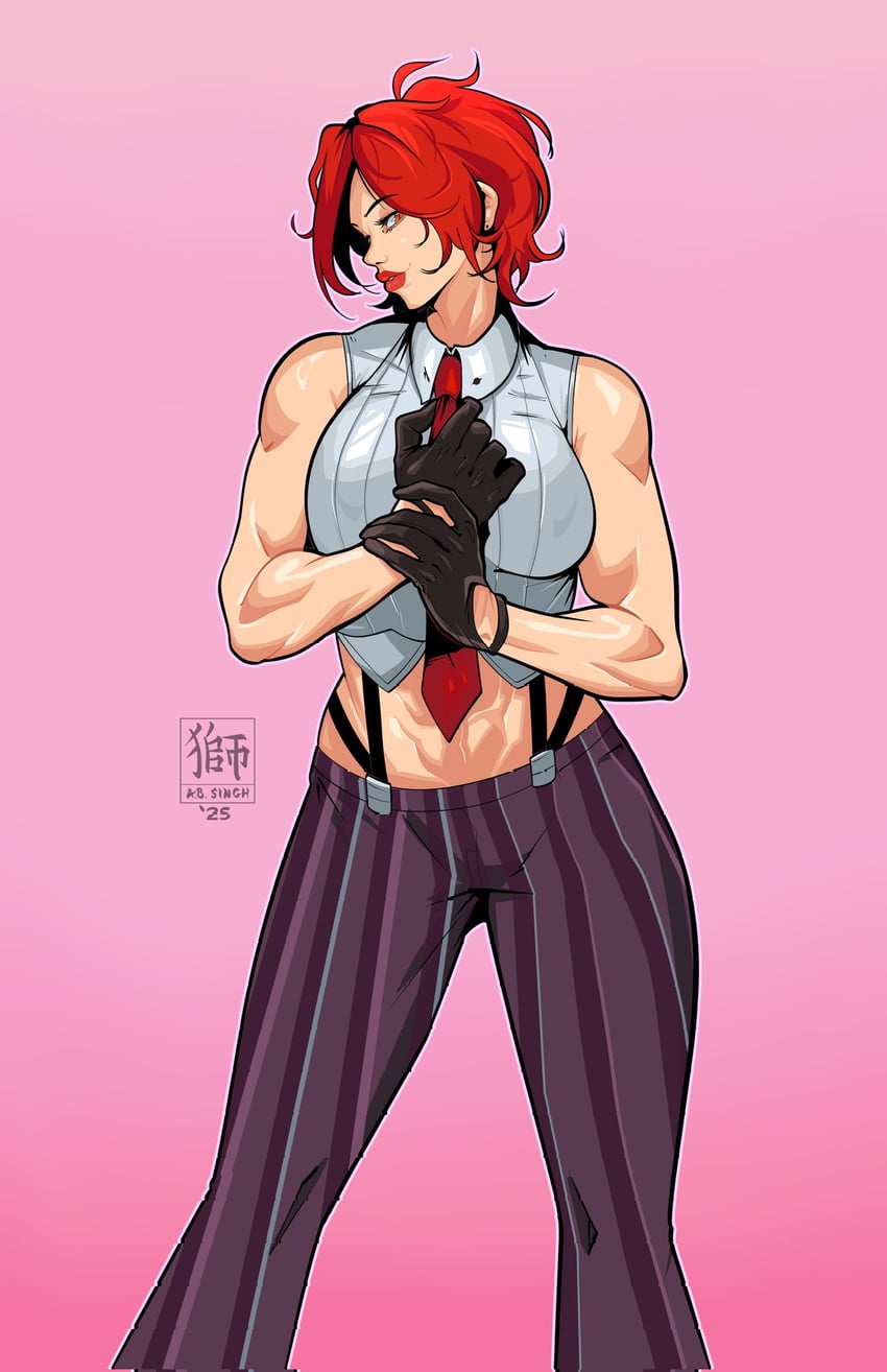 vanessa (the king of fighters and 2 more) drawn by a.b.singh